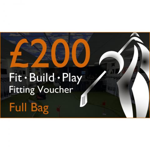 Scottsdale Golf Fit Build Play Gift Voucher Full Bag Club Fitting & Same Day Build