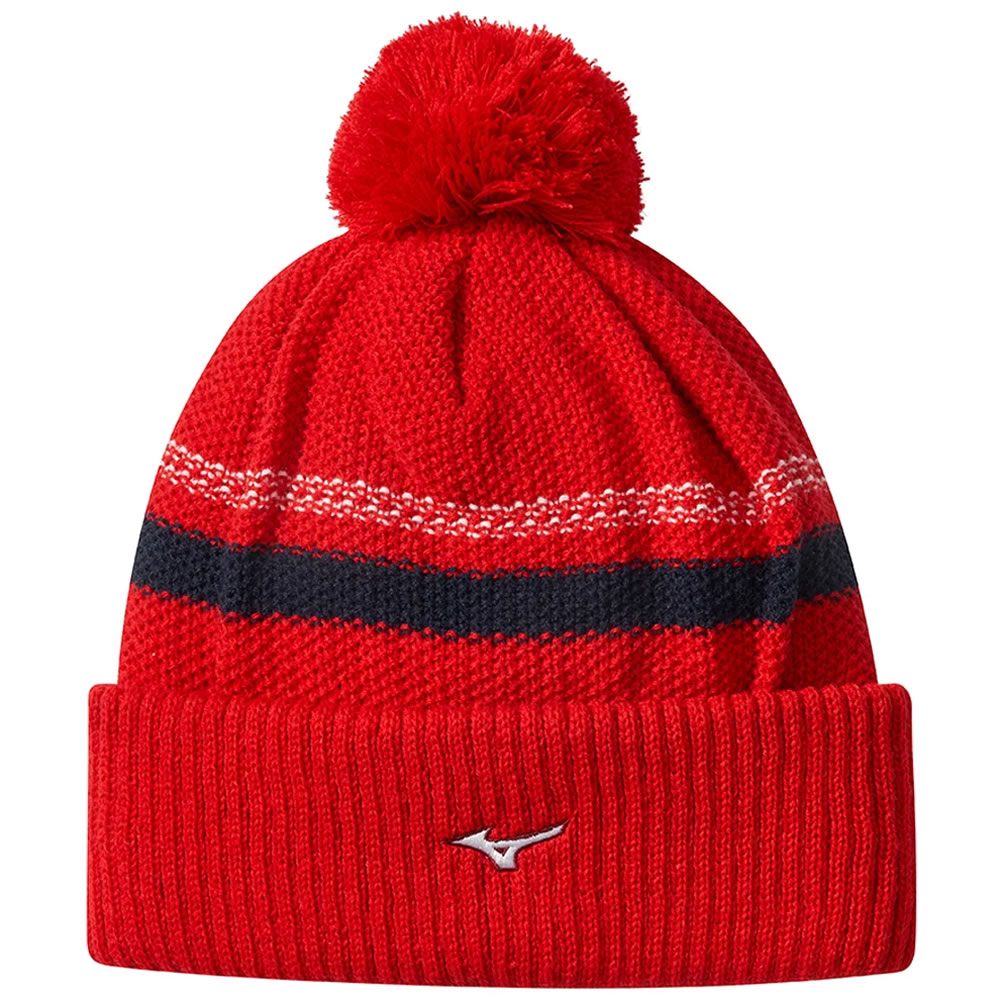 Mizuno Breath Thermo Knit Pom Pom Hat