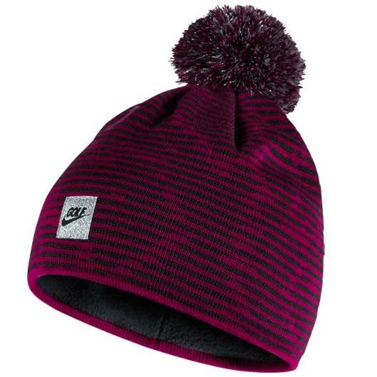 Nike Camo Animal Knit Bobble Hat Sport Fuchsia/Anthracite | Scottsdale Golf