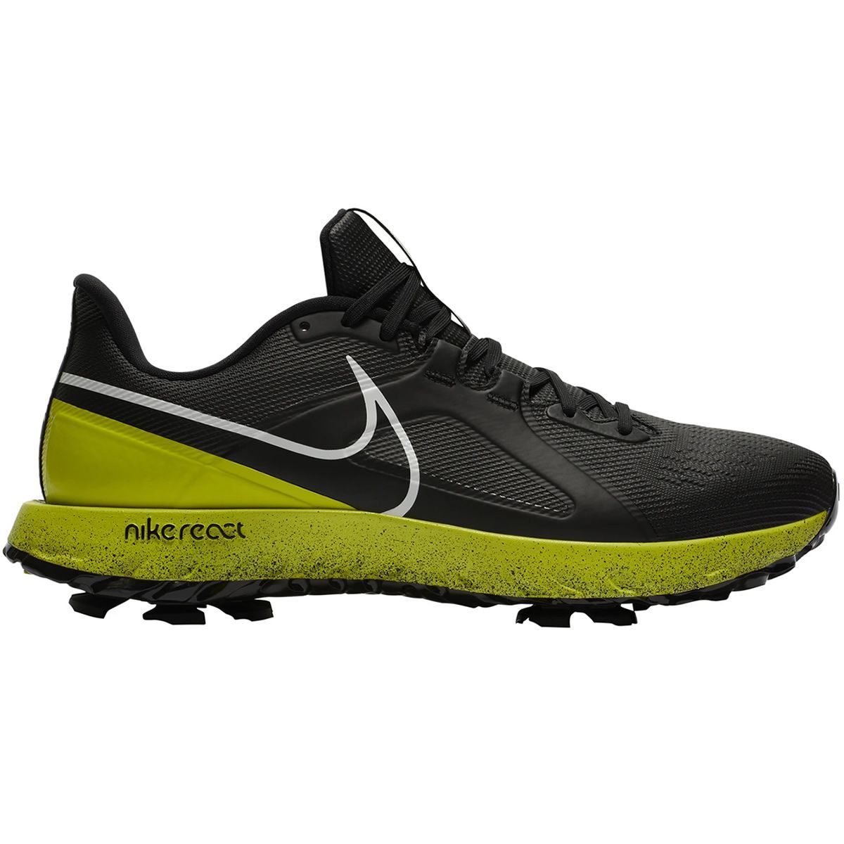 nike react golf shoes black