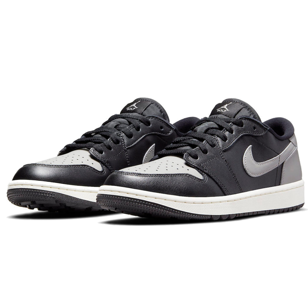 Nike Air Jordan 1 Low Golf Shoes Black/Medium Grey/Sail | Scottsdale Golf