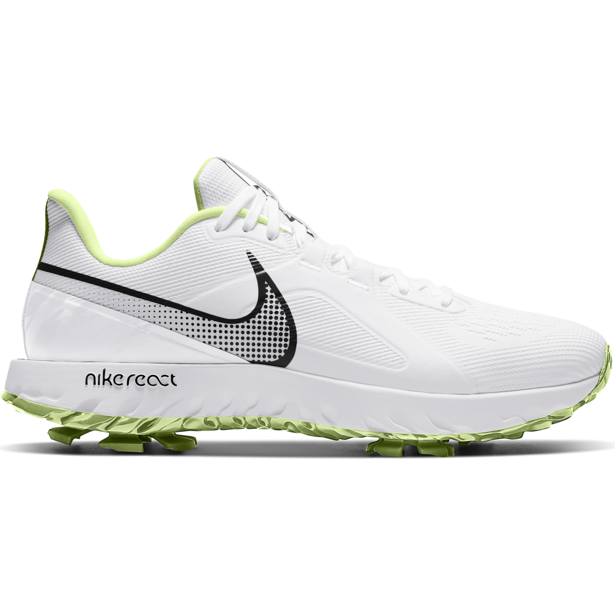 Nike React Infinity Pro Golf Shoes White/Barely Volt/Black Scottsdale
