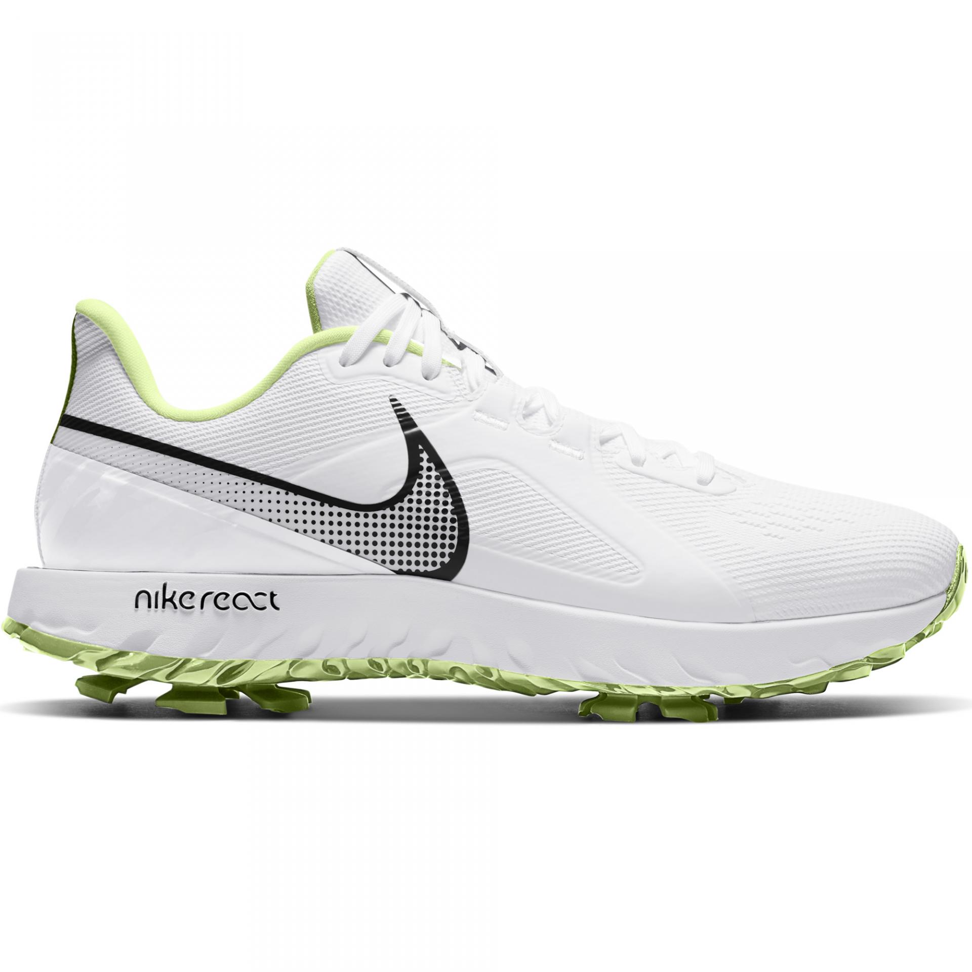 Nike React Infinity Pro Golf Shoes White/Barely Volt/Black Scottsdale