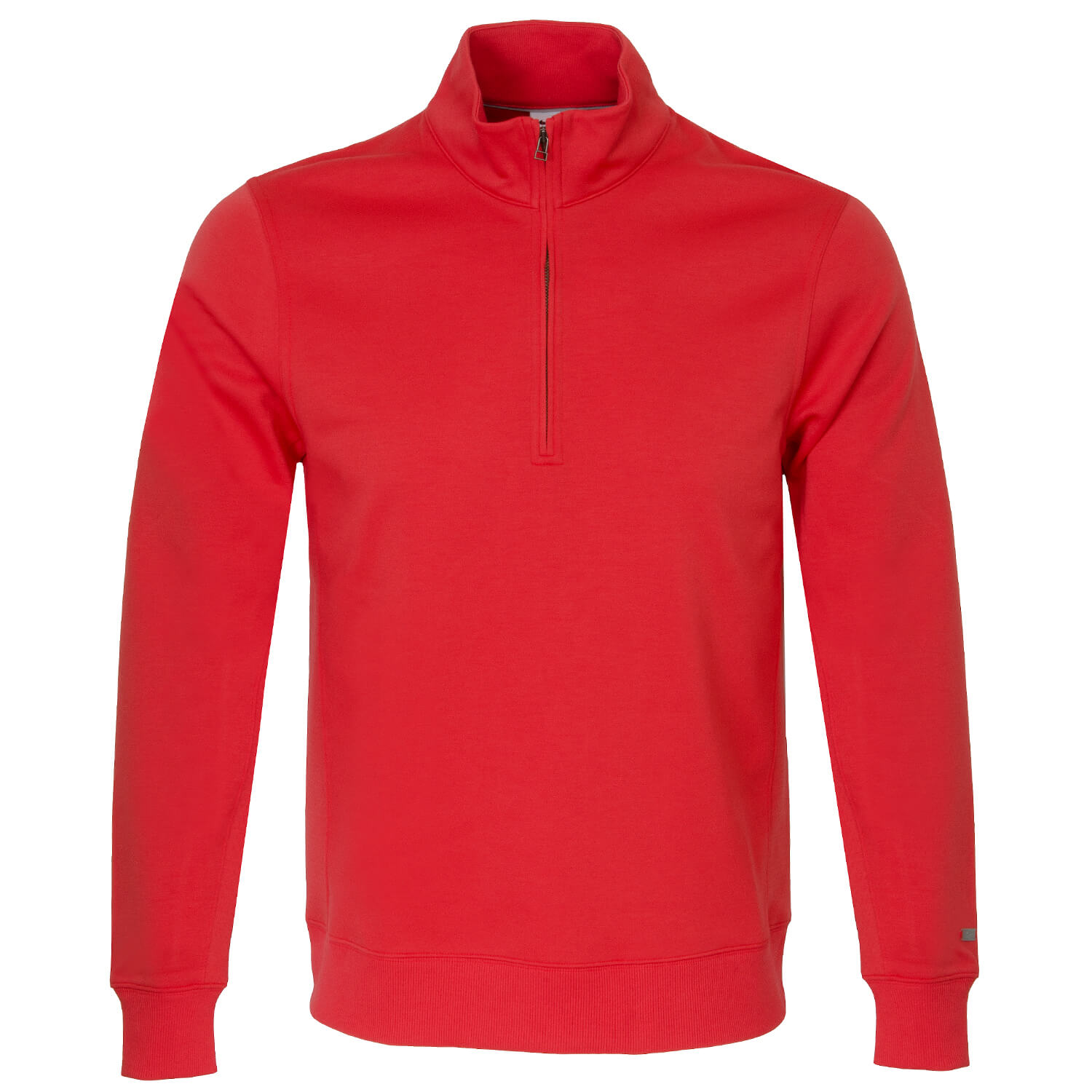 Nike Dri-Fit Player Zip Neck Sweater Track Red | Scottsdale Golf
