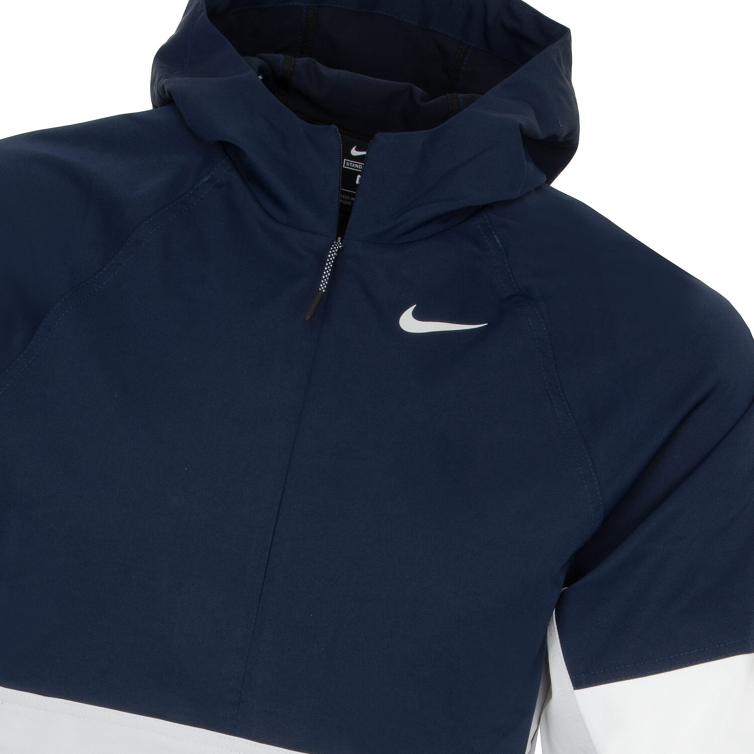 Nike Repel Hooded Anorak Blue/Obsidian | Scottsdale Golf