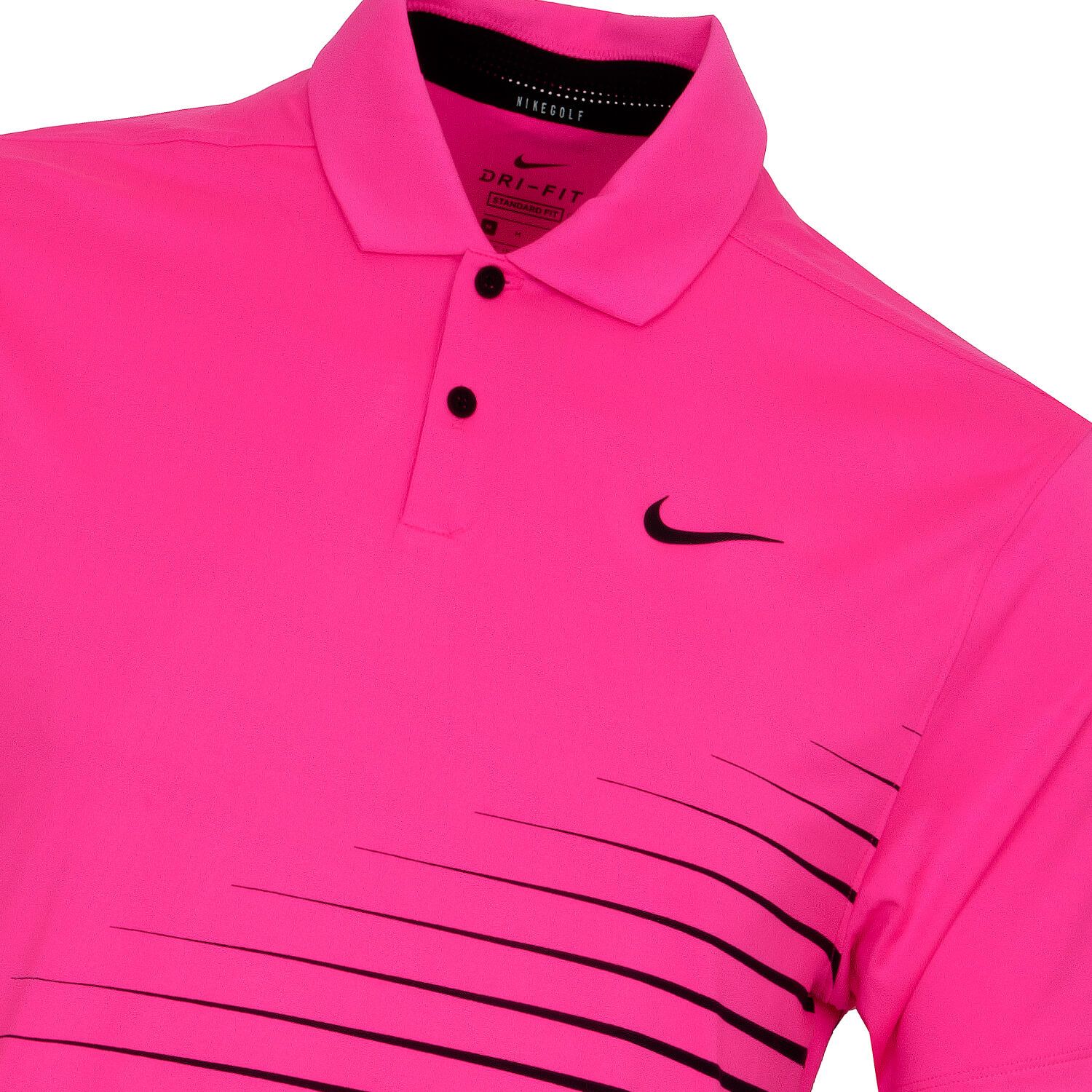 Nike Dry Vapor Stripe Graphic Polo Shirt Hyper Pink | Scottsdale Golf