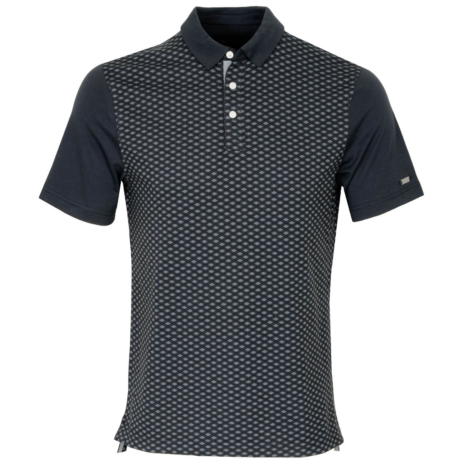 Nike Dri-FIT Player Argyle Print Polo Shirt Dark Smoke Grey/Brushed ...