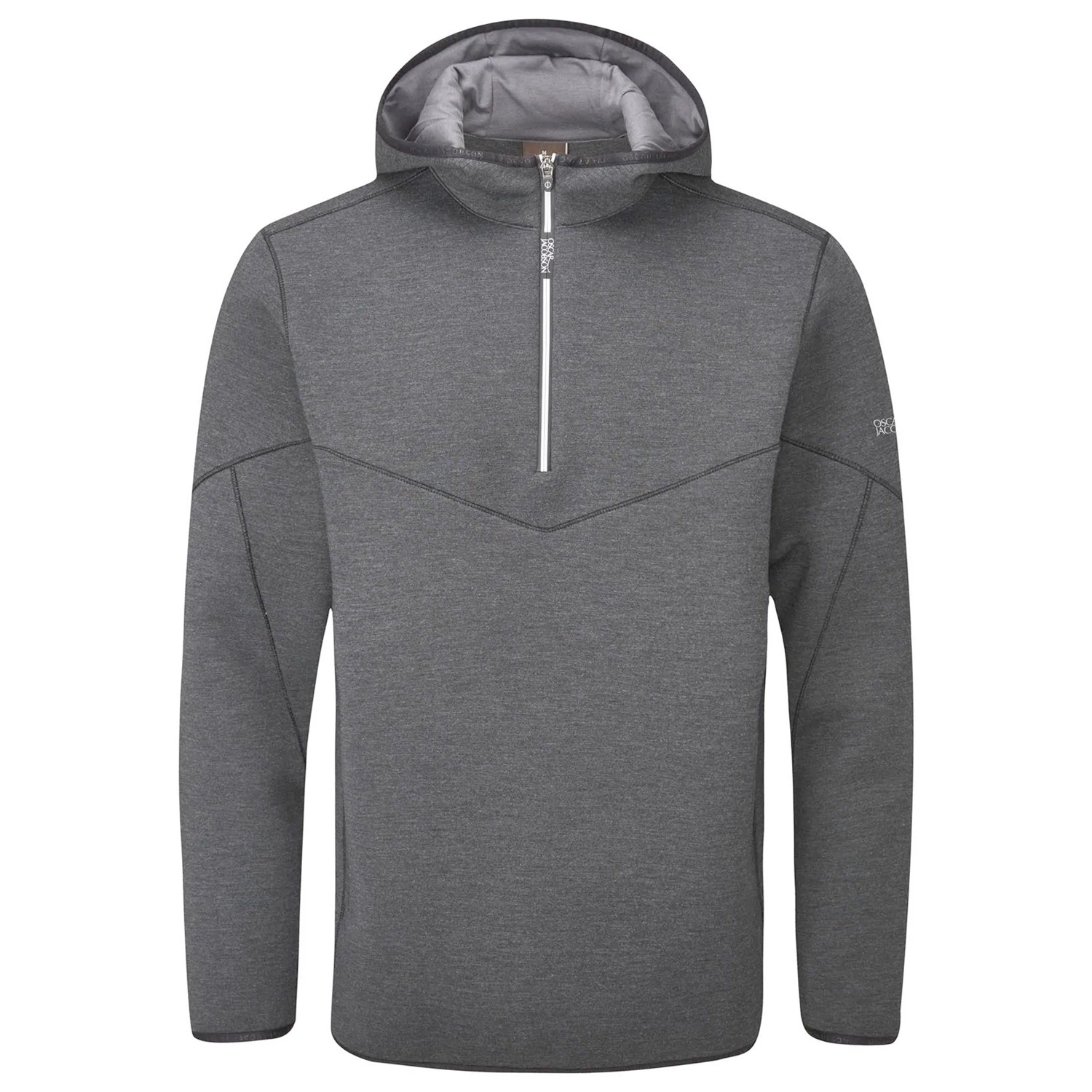 Oscar Jacobson Dayne Zip Neck Hoodie