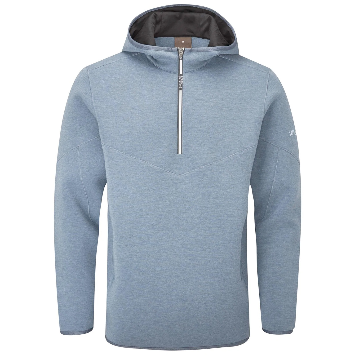 Oscar Jacobson Dayne Zip Neck Hoodie