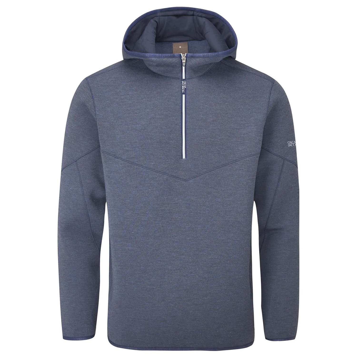 Oscar Jacobson Dayne Zip Neck Hoodie