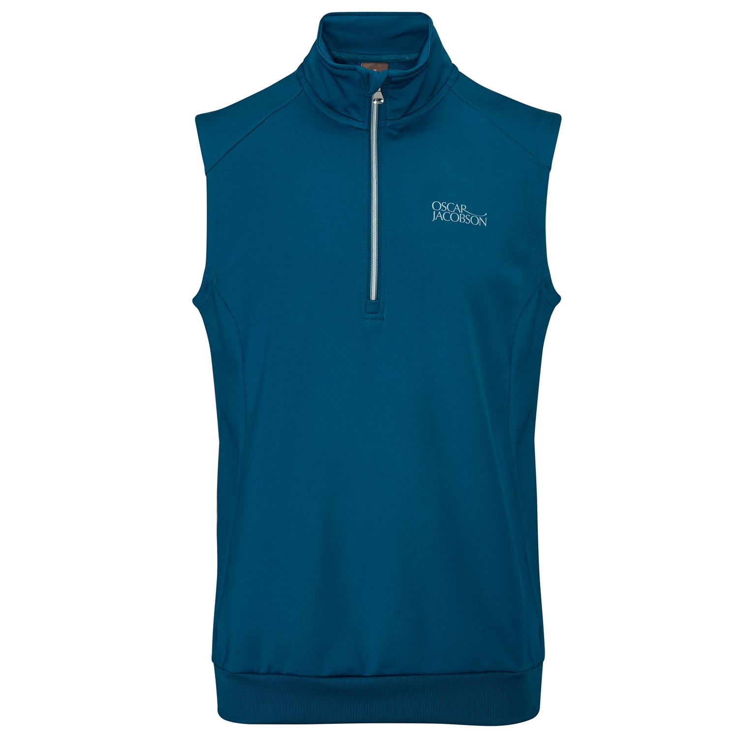 Oscar Jacobson Trent Tour Sleeveless Zip Neck Sweater