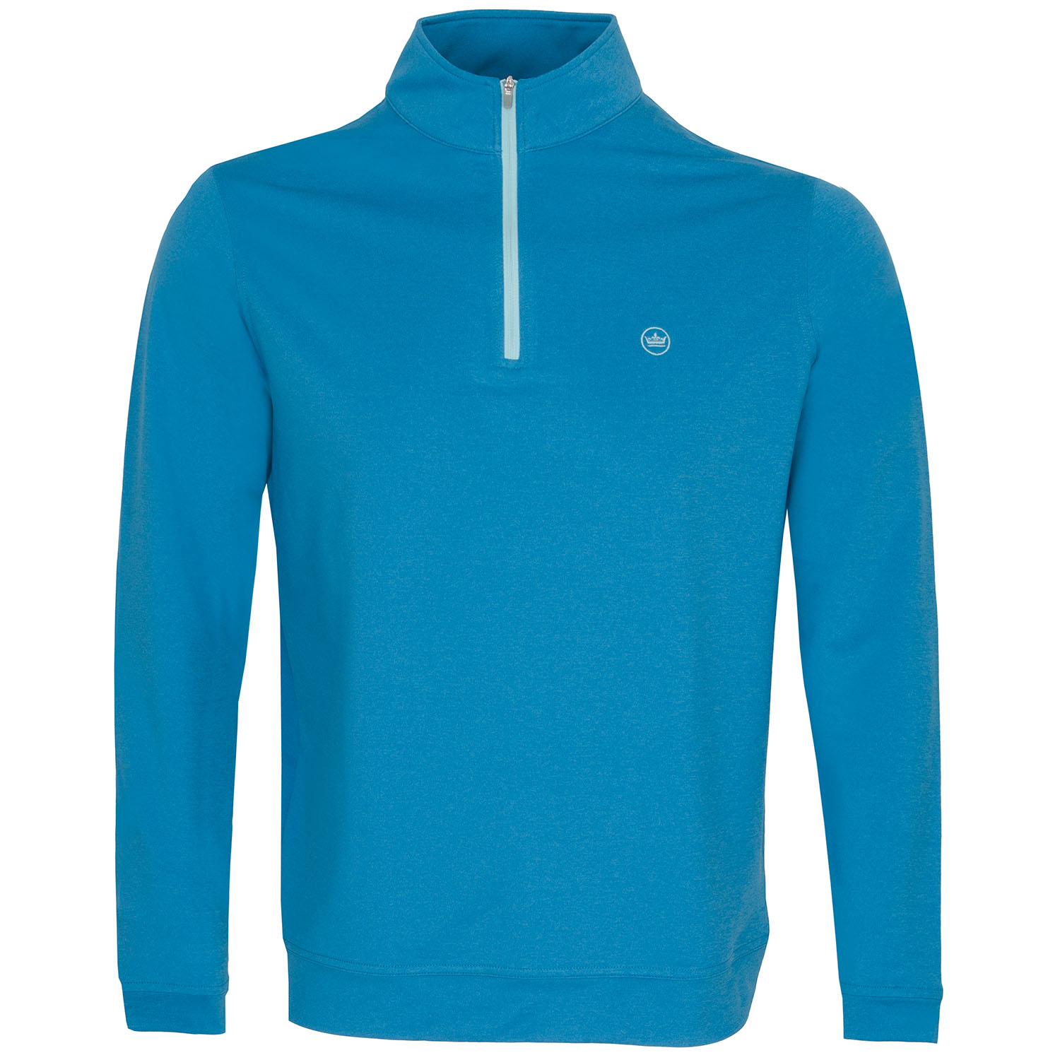 Peter Millar Perth Melange Zip Neck Sweater