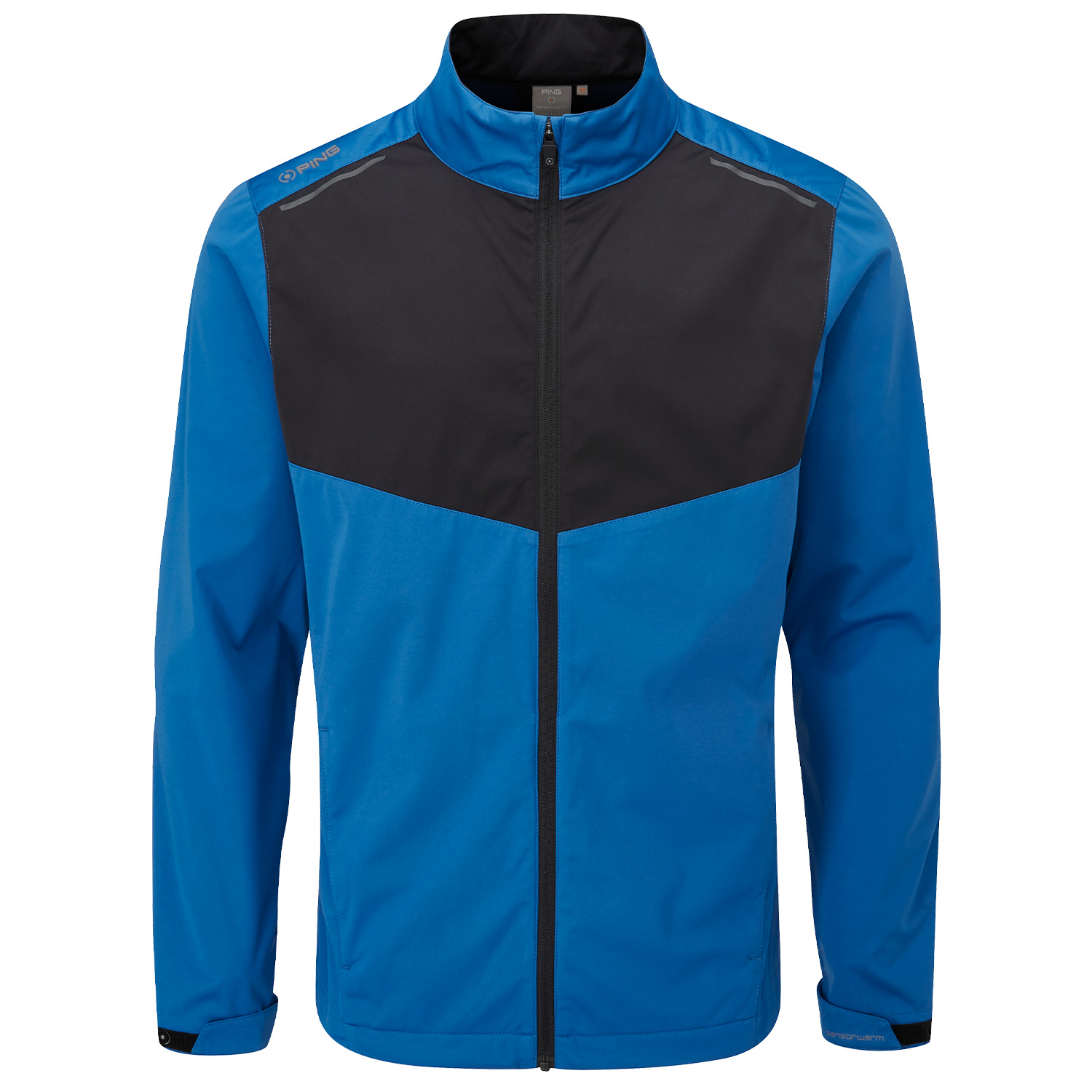 PING Technique Windproof Golf Jacket Snorkel Blue/Black | Scottsdale Golf