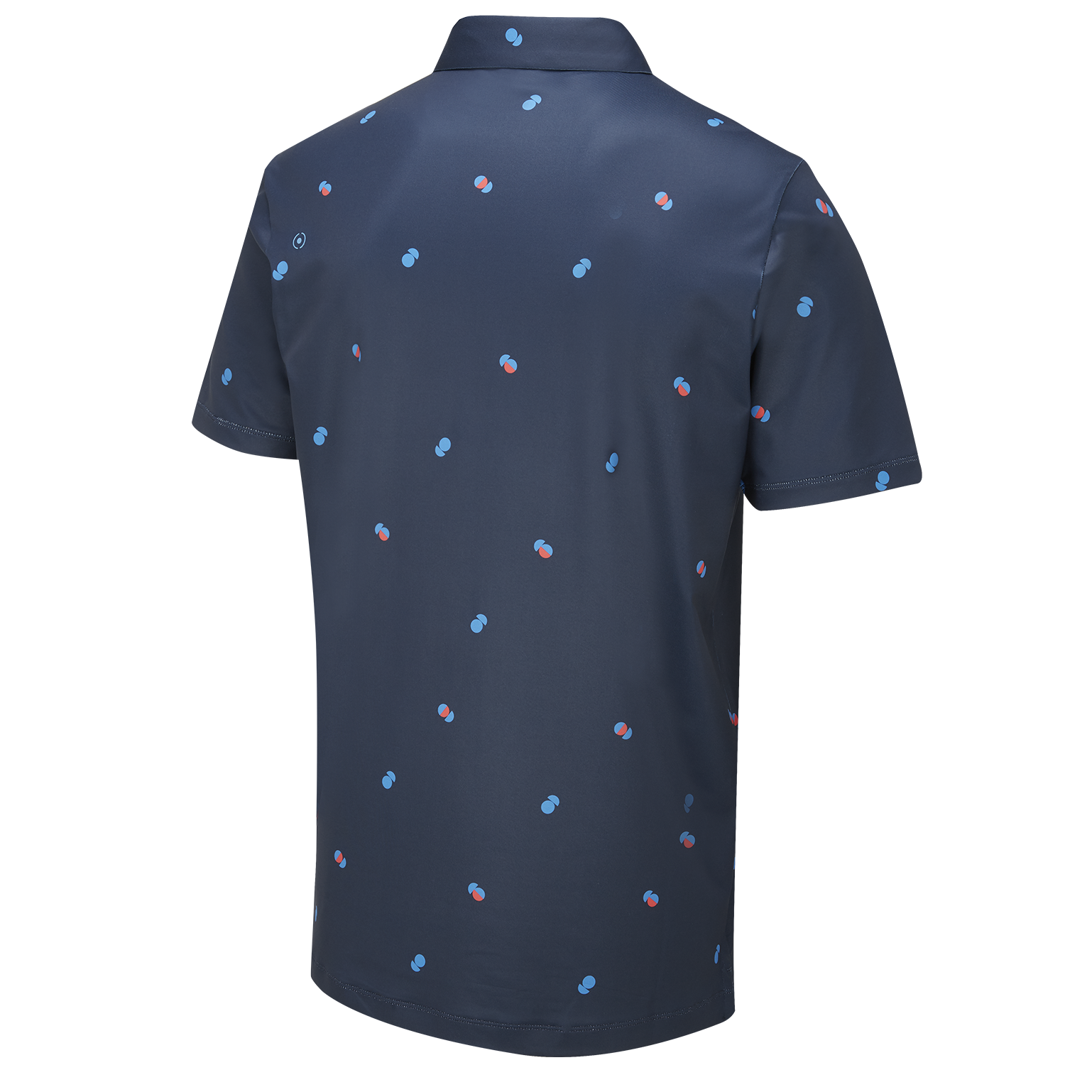PING Two Tone Polo Shirt Navy/Poppy Multi | Scottsdale Golf