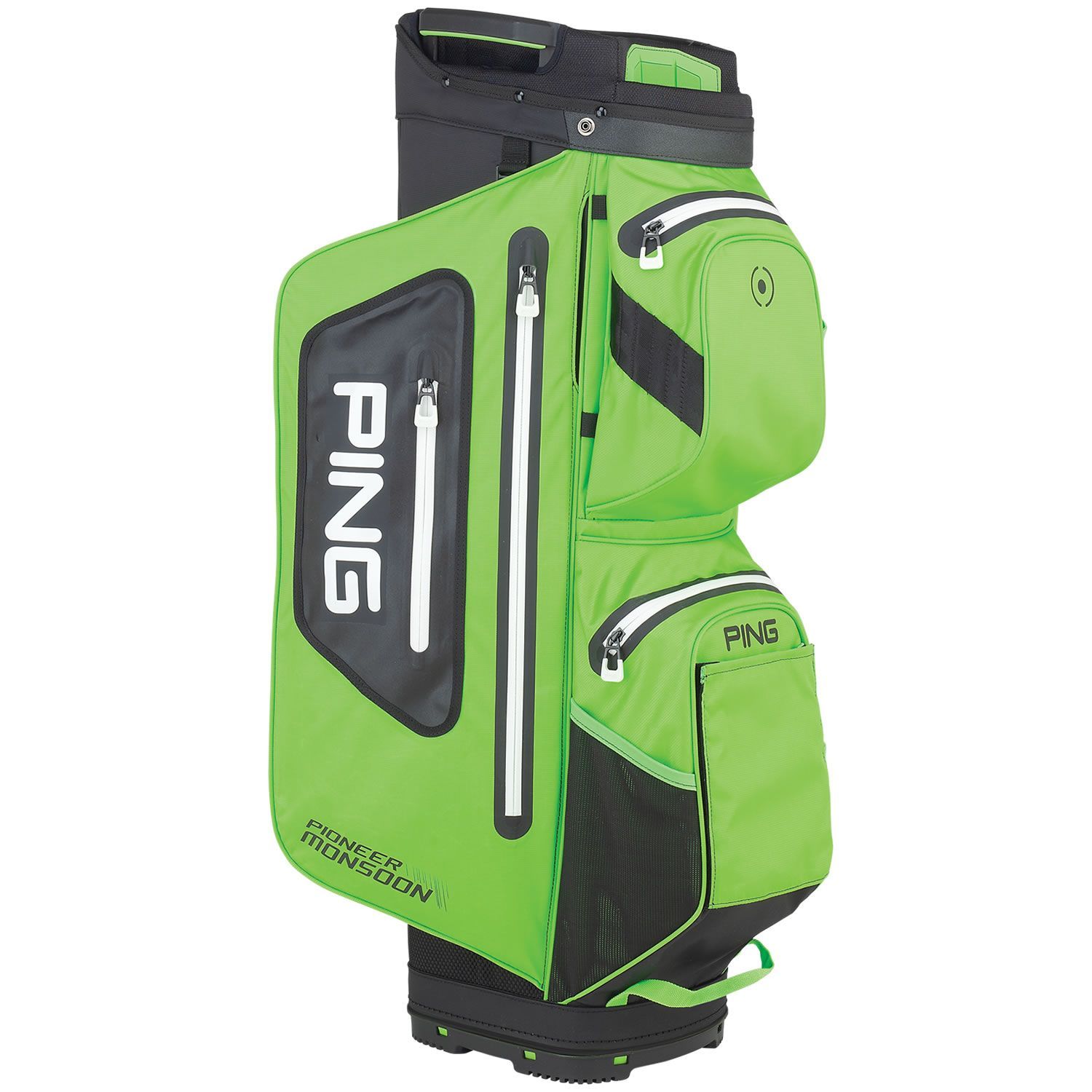 Ping Pioneer Monsoon Waterproof Golf Cart Bag Electric Lime Scottsdale Golf