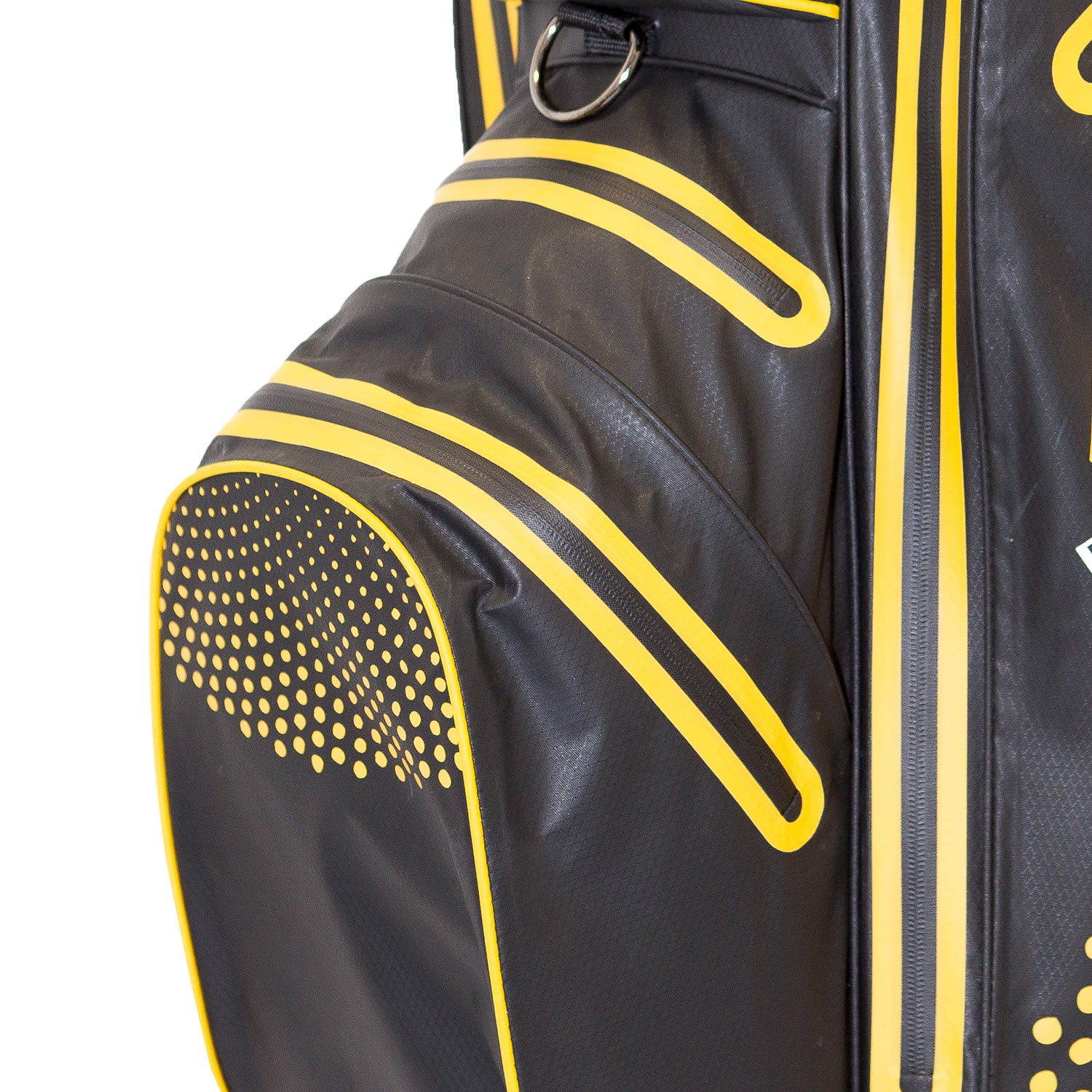 PowaKaddy 2016 Dri Edition Waterproof Golf Cart Bag Black/Yellow | Scottsdale Golf
