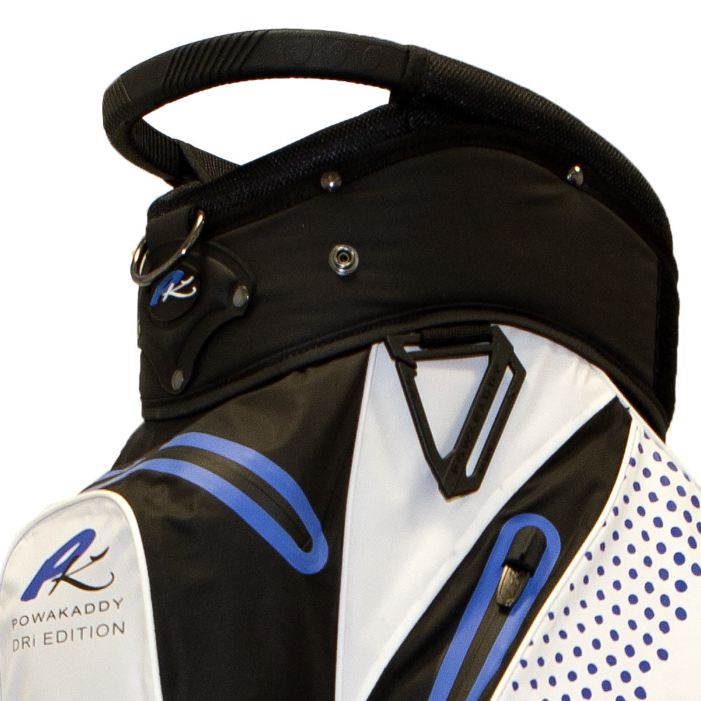 PowaKaddy 2016 Dri Edition Waterproof Golf Cart Bag White/Blue | Scottsdale Golf