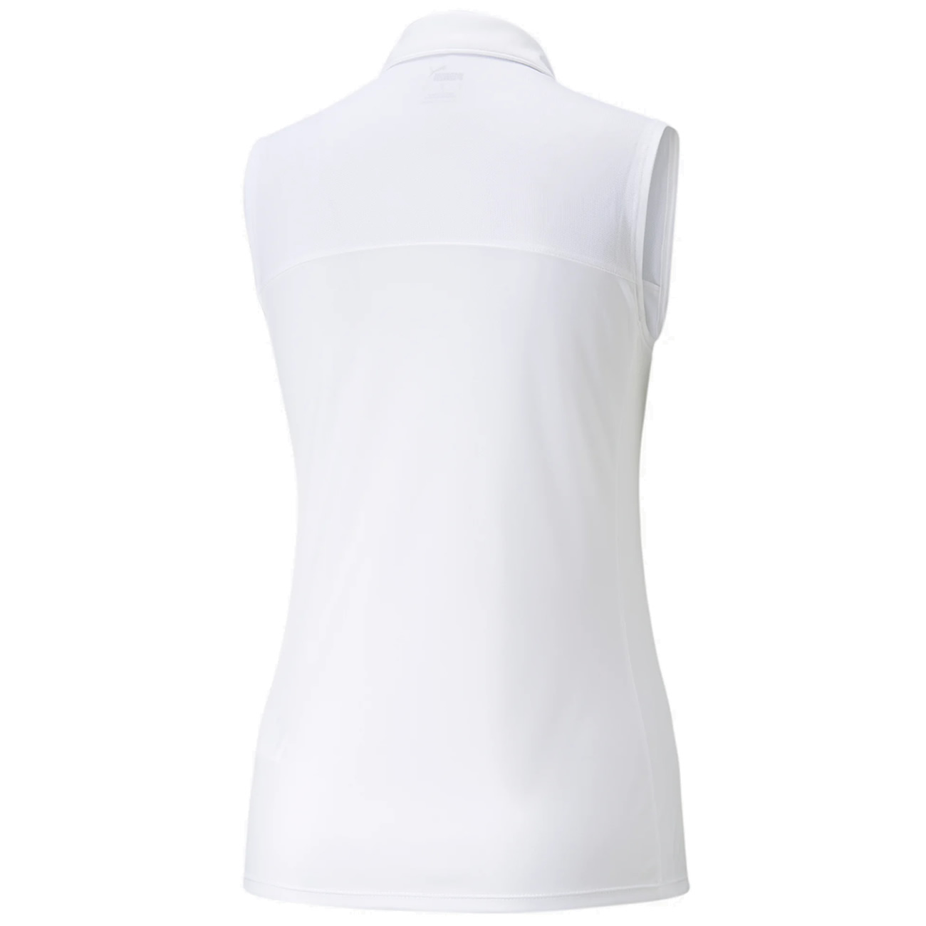 PUMA Ladies Gamer Sleeveless Golf Polo Shirt Bright White | Scottsdale Golf