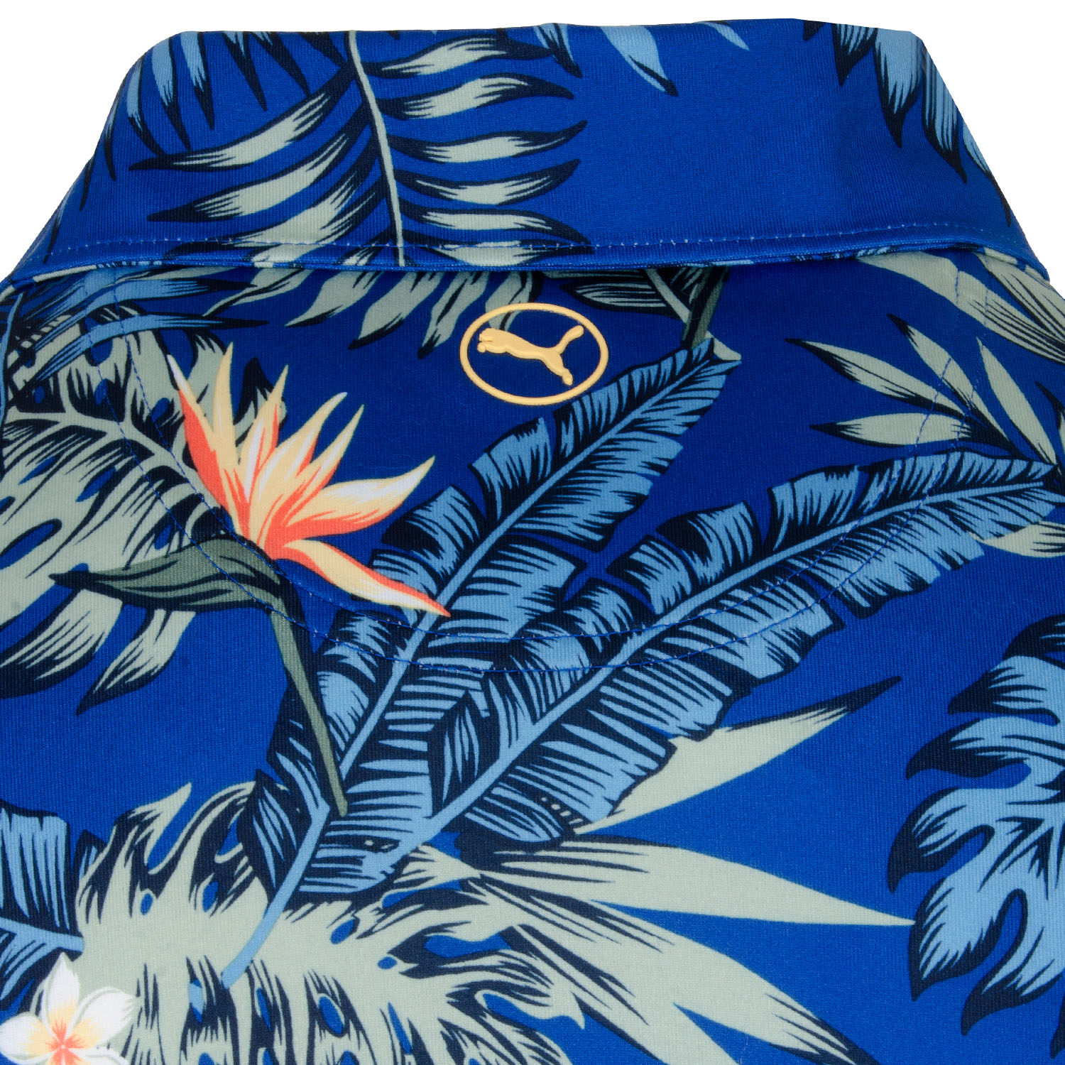 PUMA Cloudspun Aloha Polo Shirt Festive Blue/Regal Blue | Scottsdale Golf