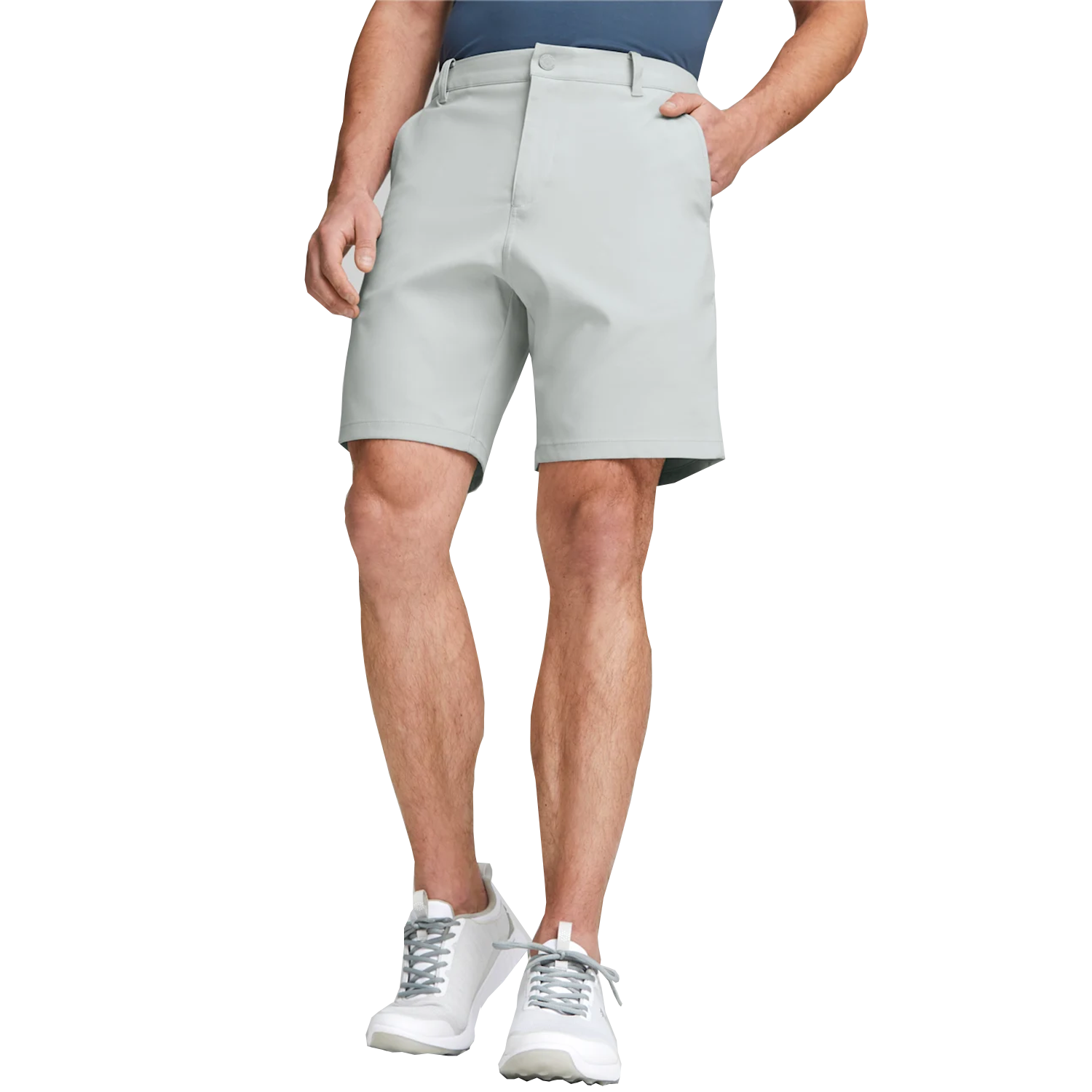 PUMA Dealer 8 inch Golf Shorts Ash Gray | Scottsdale Golf