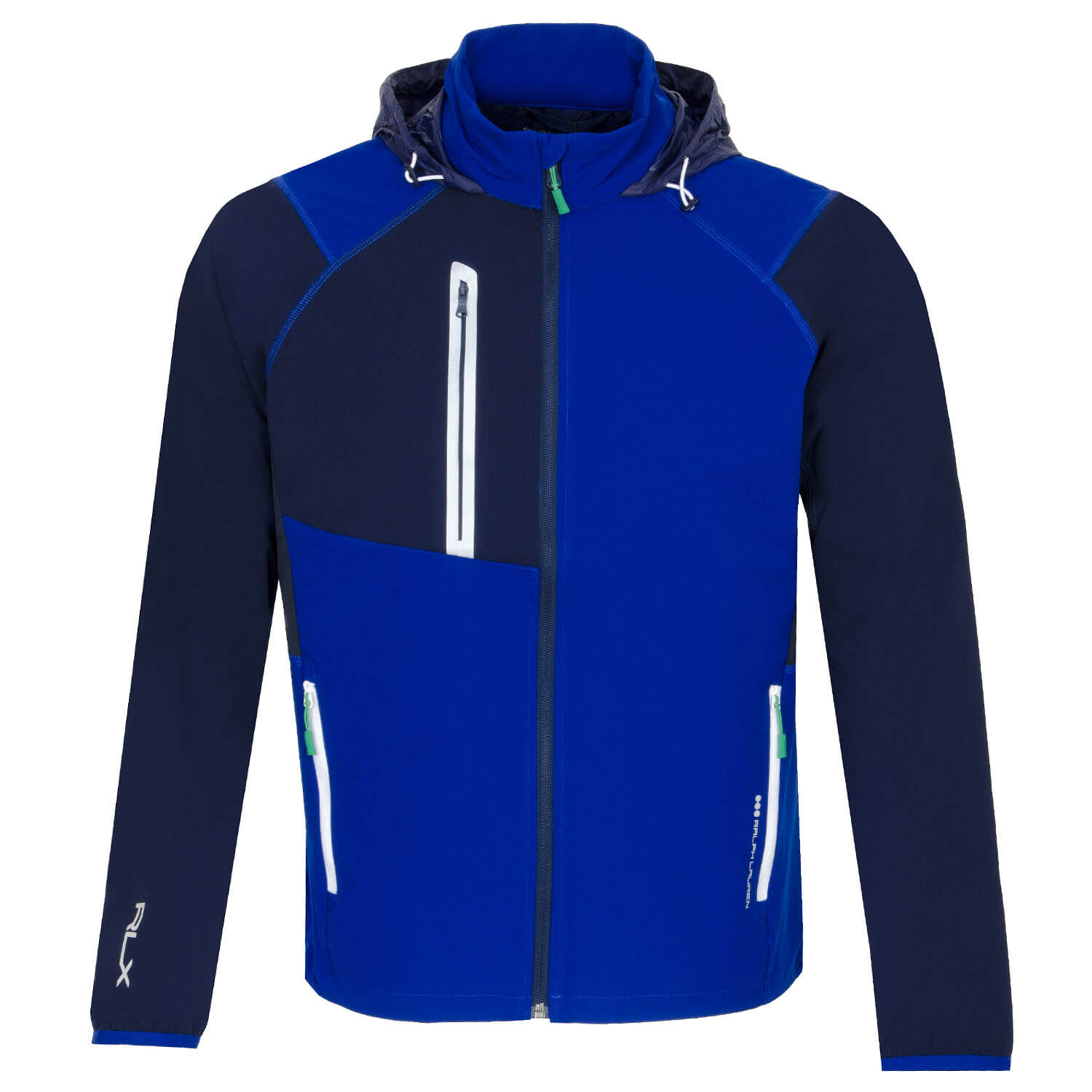 Ralph Lauren RLX Par Full Zip Windbreaker Heritage Royal Multi ...