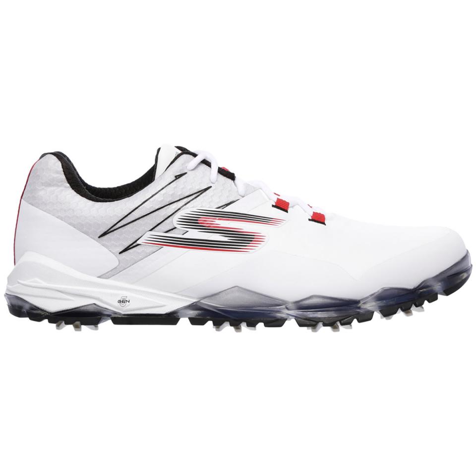 black and red skechers