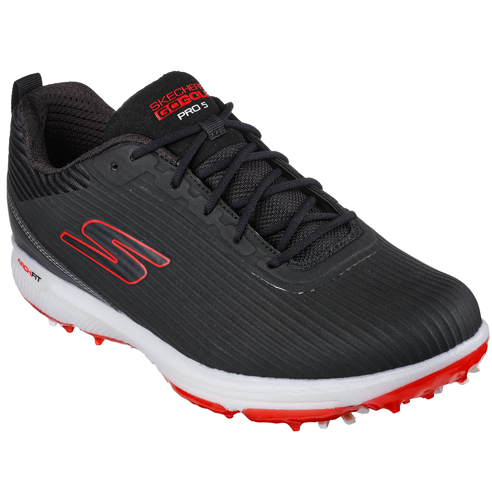 Skechers Go Golf Pro 5 Hyper Golf Shoes Black/Gray | Scottsdale Golf
