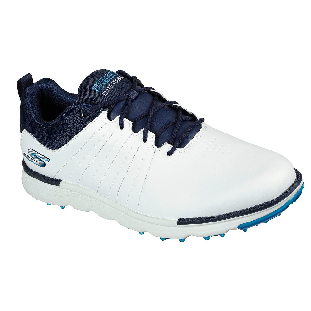Skechers GO GOLF Elite Tour SL Golf Shoes White/Navy | Scottsdale Golf