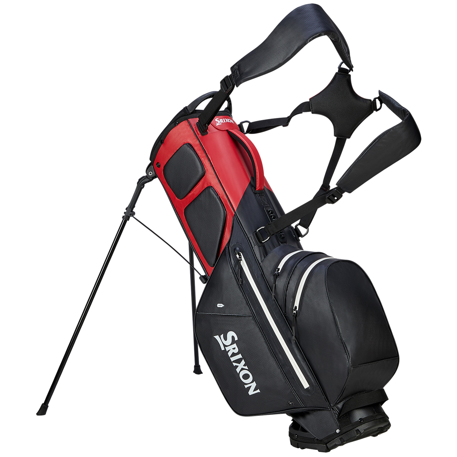Srixon Waterproof Golf Stand Bag Black/Red Scottsdale Golf