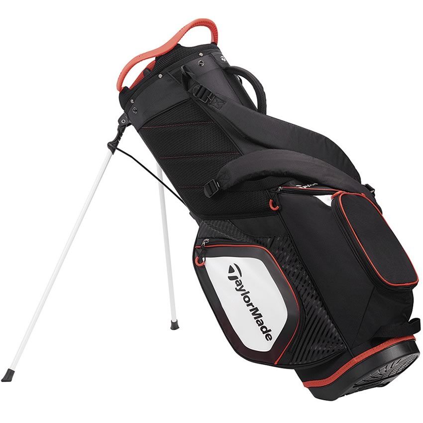 TaylorMade 2020 Pro 8.0 Golf Stand Bag Black/White/Red Scottsdale Golf