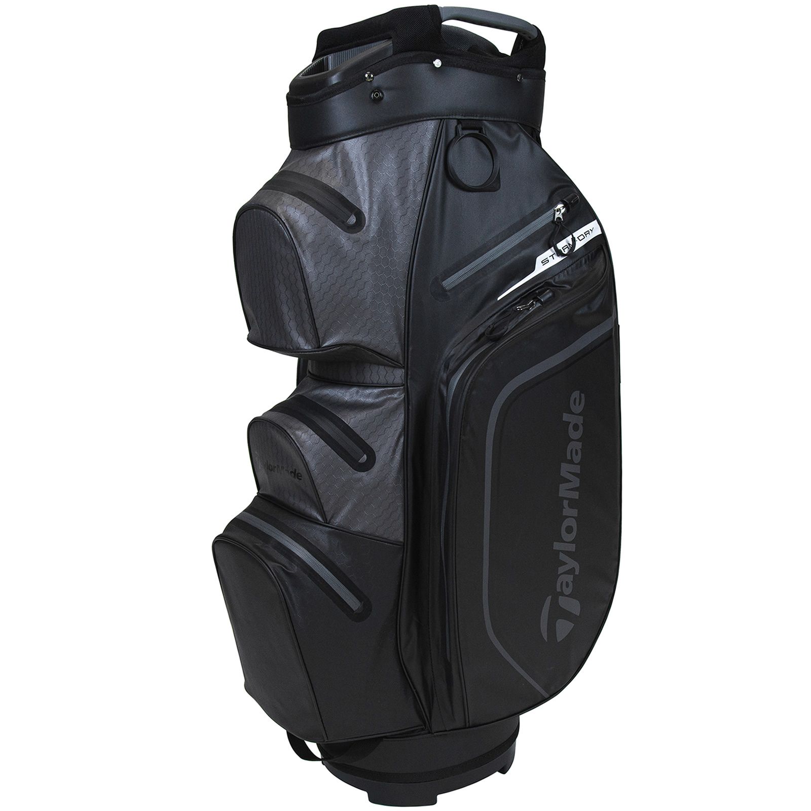 TaylorMade 2021 Storm Dry Waterproof Golf Cart Bag Black/Charcoal |  Scottsdale Golf