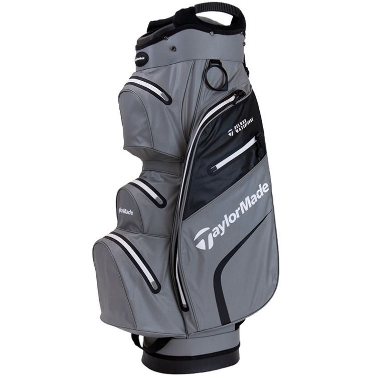 TaylorMade Deluxe Waterproof Golf Cart Bag Grey/Black Scottsdale Golf