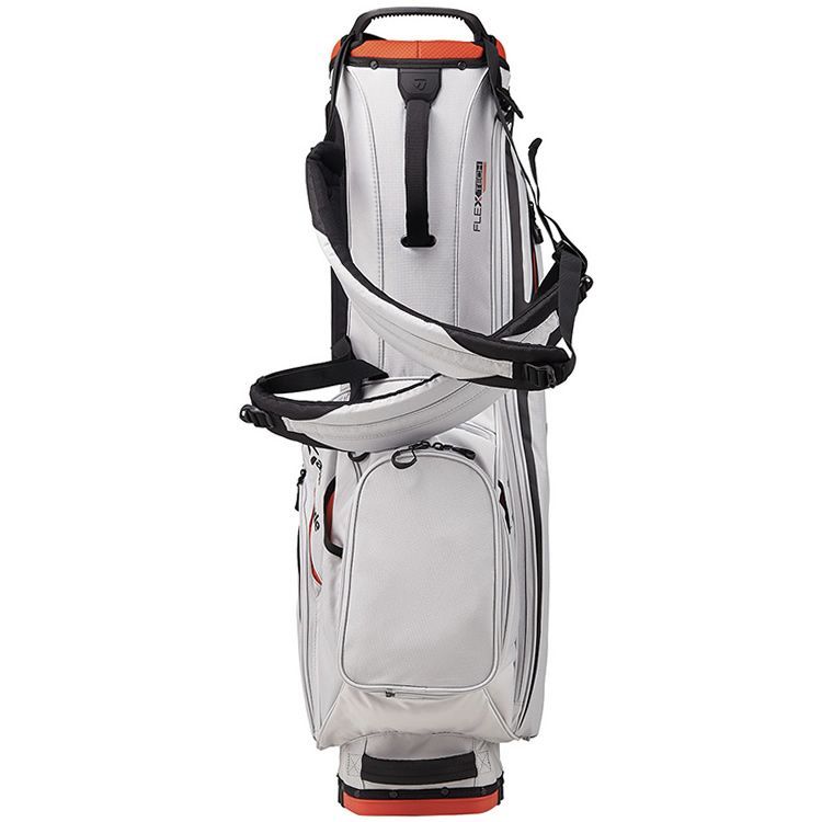 TaylorMade 2019 Flextech Lite Golf Stand Bag Silver/Blood Orange