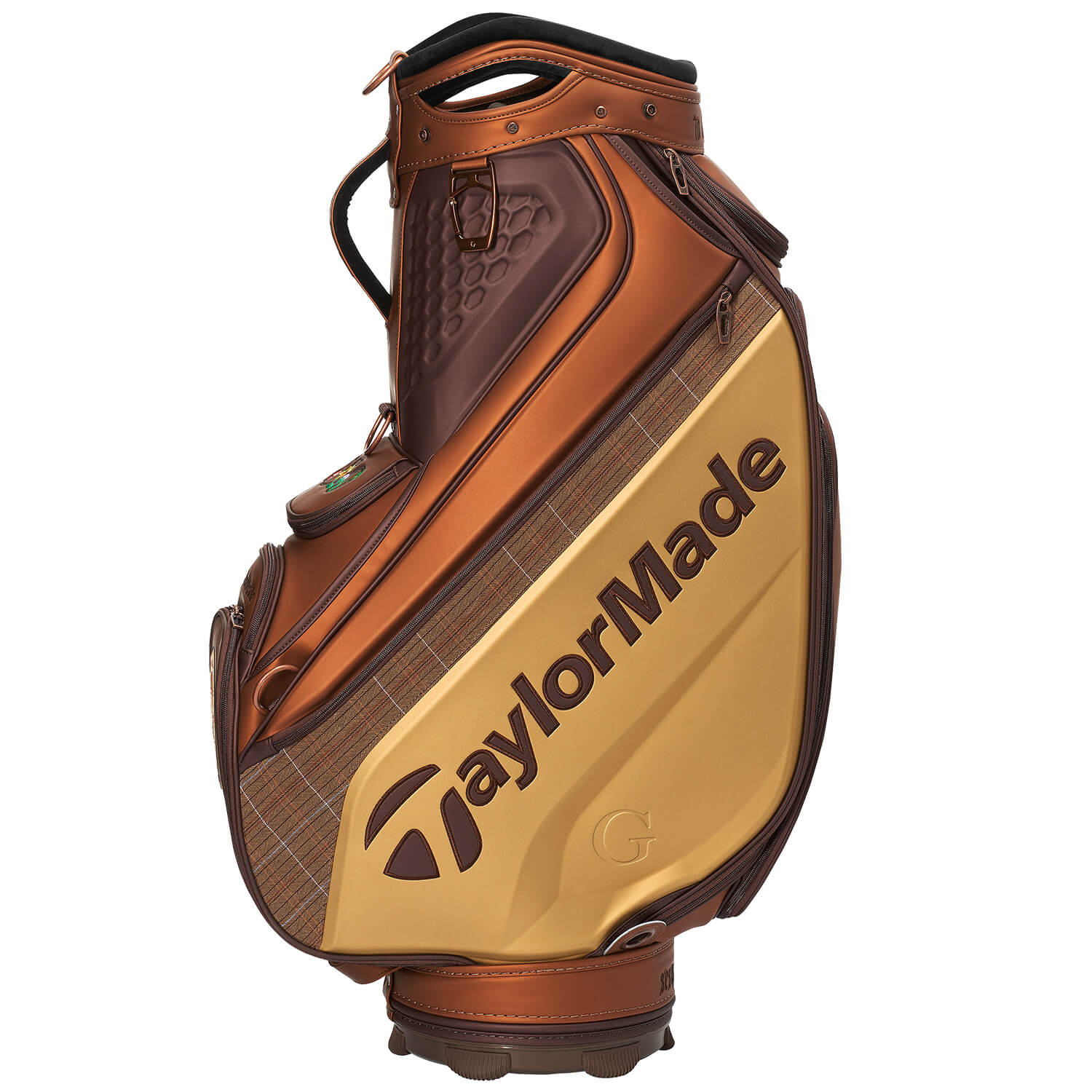 TaylorMade 2022 July Major Championship Golf Tour Staff Bag Brown