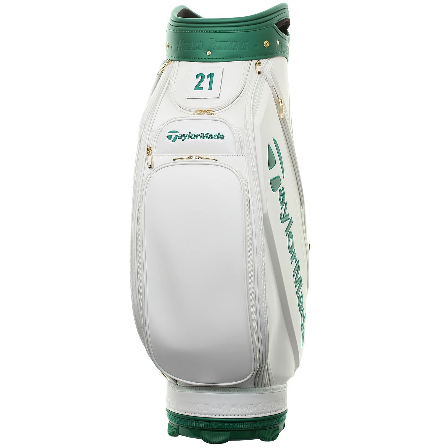 TaylorMade 2021 Season Opener Golf Tour Staff Bag White/Green ...