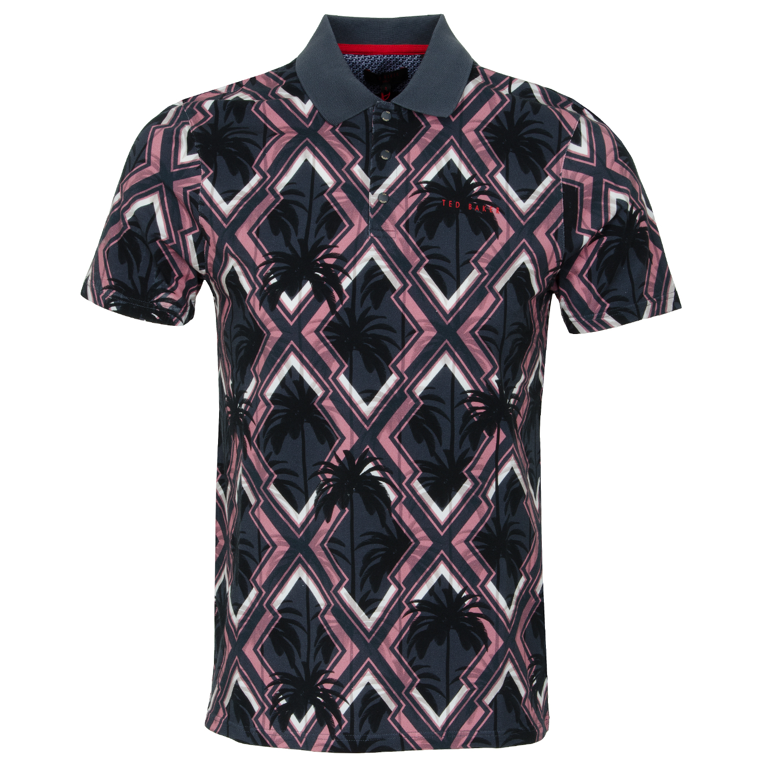 Ted Baker Gilbeys Polo Shirt Pink | Scottsdale Golf