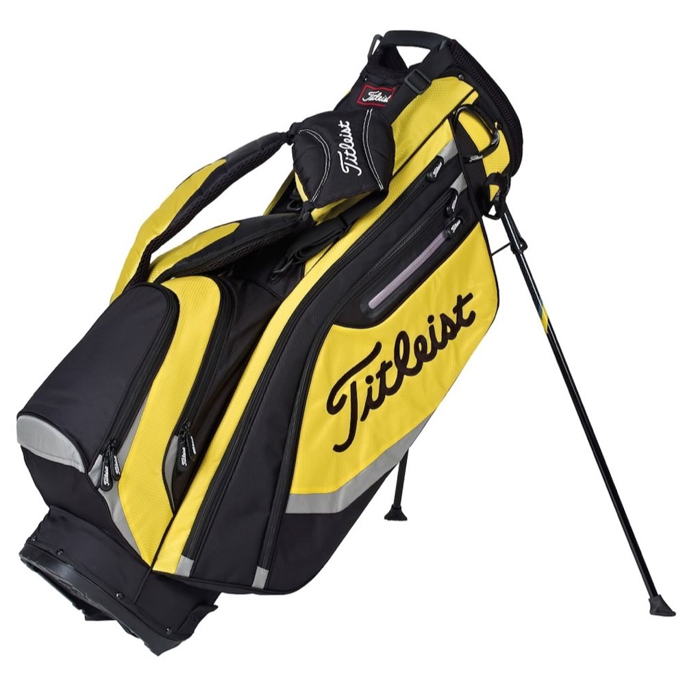 Titleist Lightweight Golf Stand Bag Yellow/Black/Grey | Scottsdale Golf