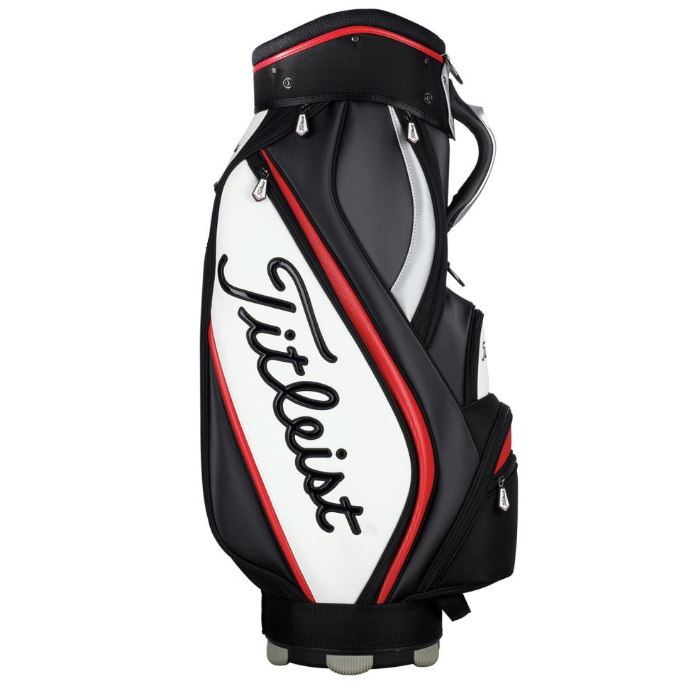 Titleist Midsize Golf Staff Bag Black/White/Red | Scottsdale Golf