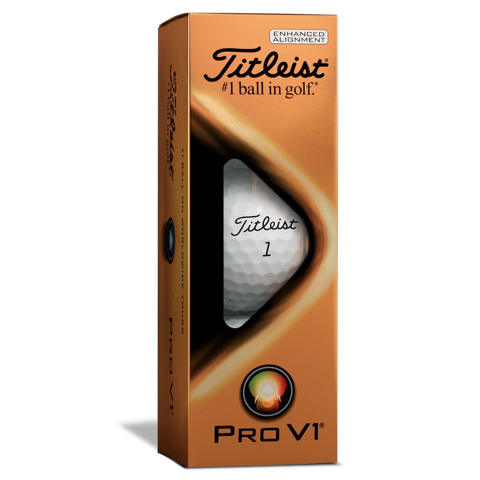 Titleist 2021 Pro V1 Enhanced Alignment Golf Balls White / Dozen