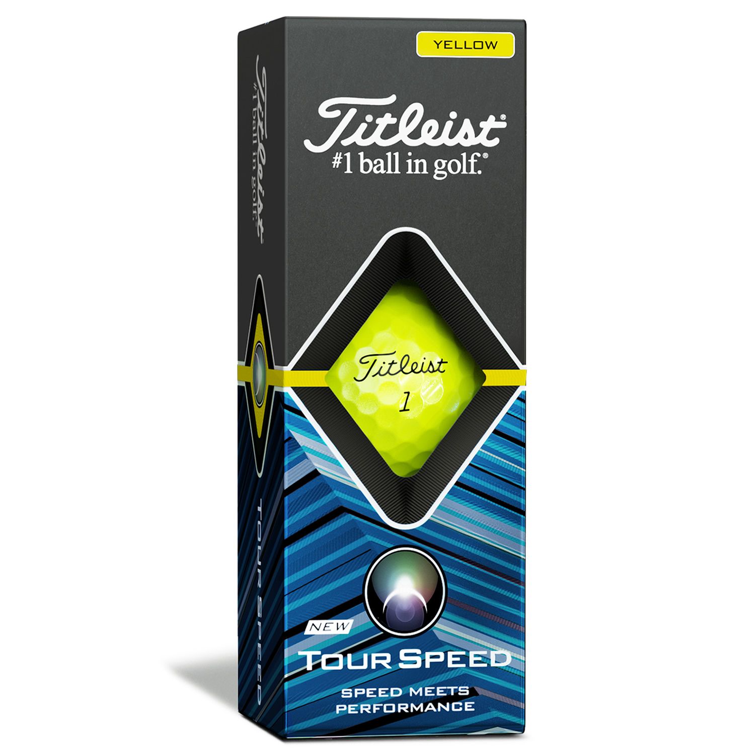 Titleist Tour Speed Golf Balls Yellow / Dozen | Scottsdale Golf