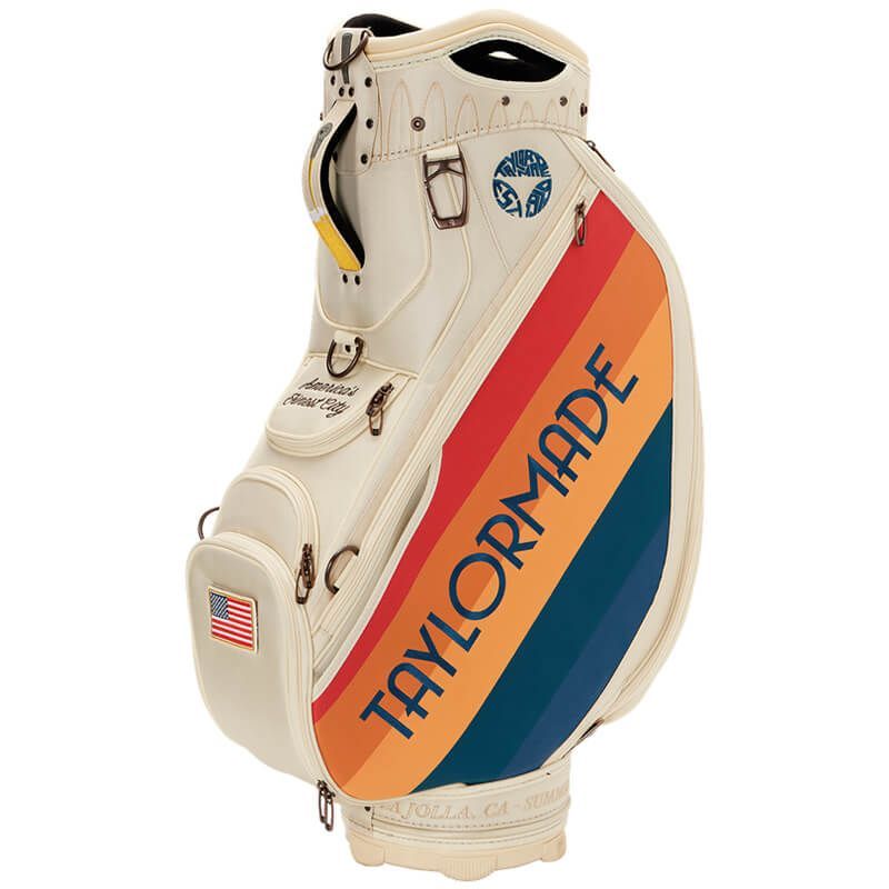 TaylorMade 2021 US Open Limited Edition Golf Tour Staff Bag Beige/Multi