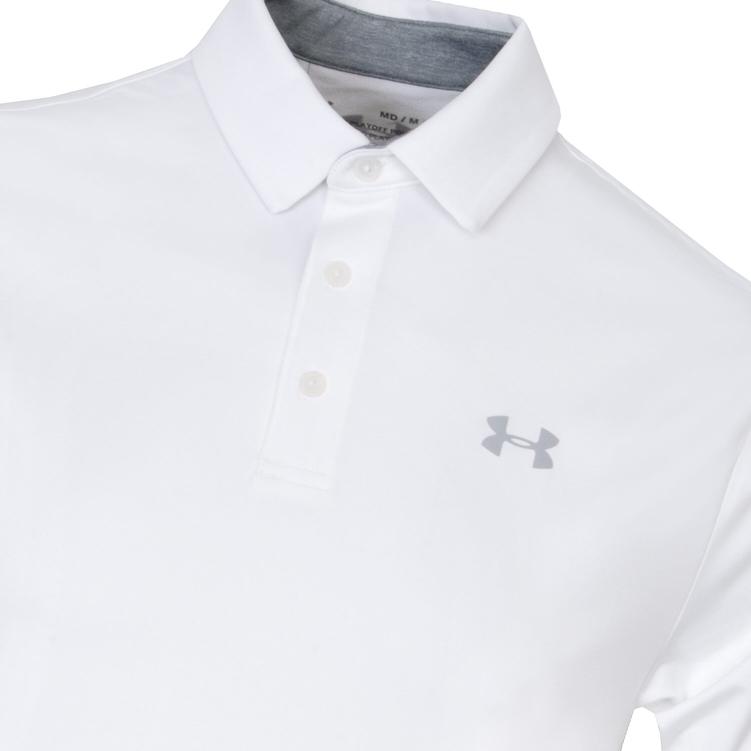 Under Armour Playoff 2.0 Polo Shirt White/Mod Grey | Scottsdale Golf