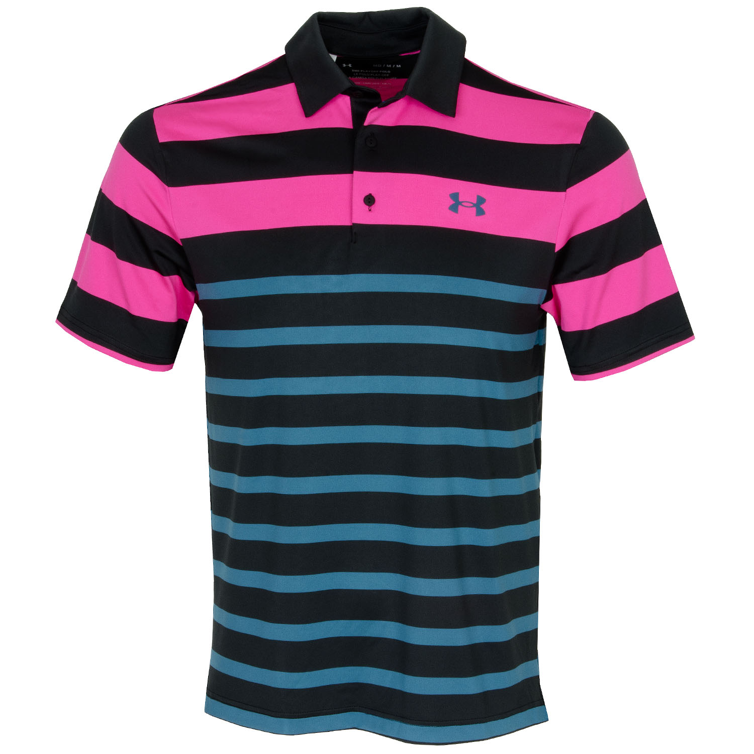 Under Armour Playoff 3.0 Rugby Stripe Golf Polo Shirt