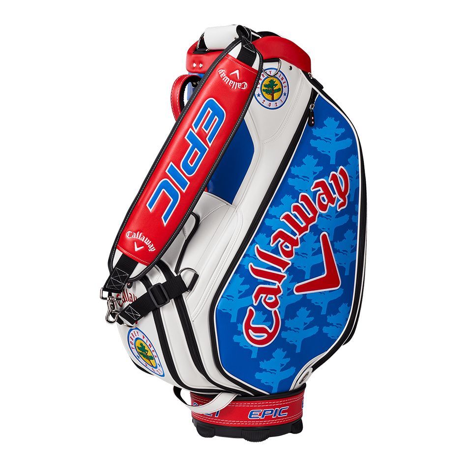 Callaway 2021 US Open Limited Edition Golf Tour Staff Bag Red/White