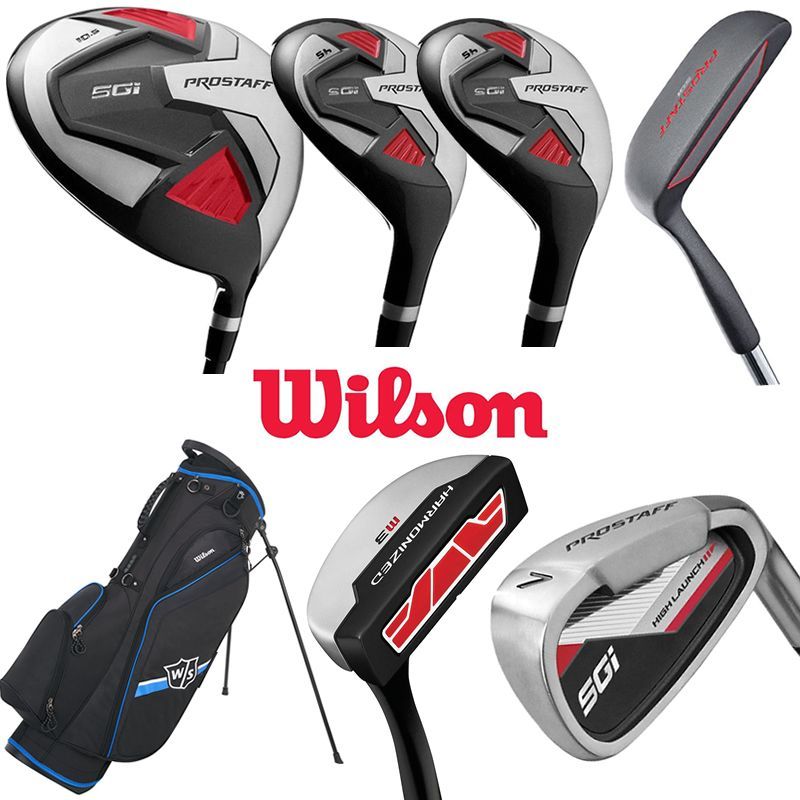Wilson Pro Staff SGI Complete Golf Package Set Mens / Stand Bag / Graphite/Steel / Right Hand